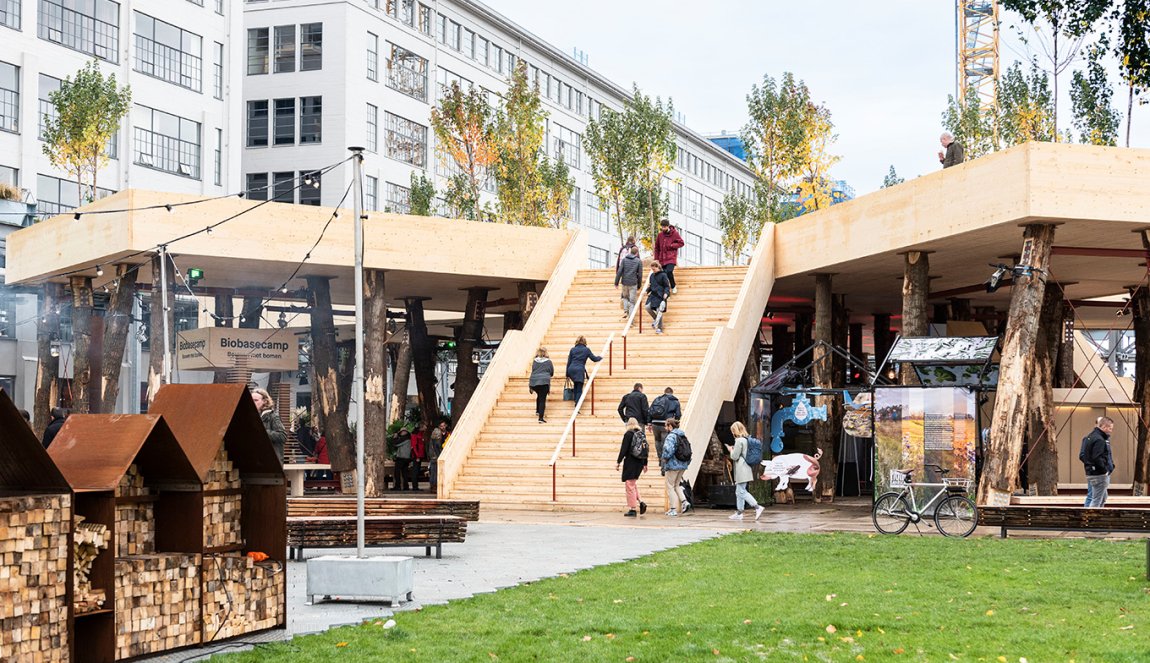 BioBaseCamp 'Building with trees' during Dutch Design Week 2019