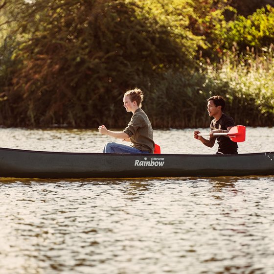 Canoeing in Almere