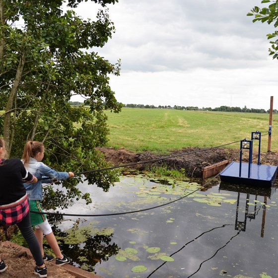 Benschop children on the Klompenpad