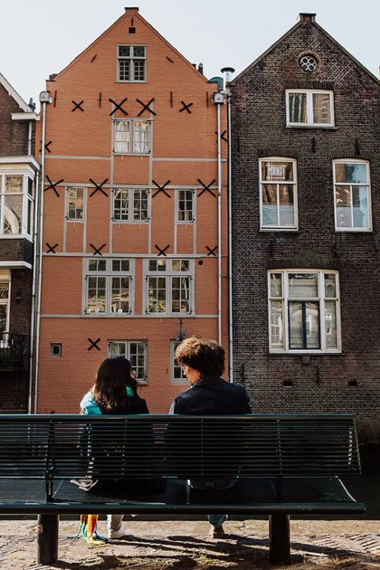 Canal houses Dordrecht Grotekersbuurt