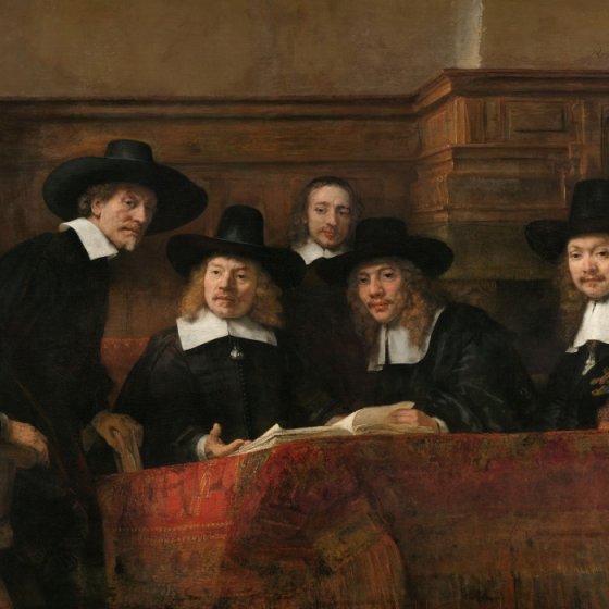 Syndics of the Drapers Guild by Rembrandt 1662 Rijksmuseum Amsterdam