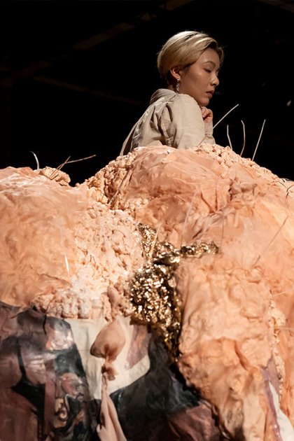 Hsin Min Chan with her to be looked at ness project