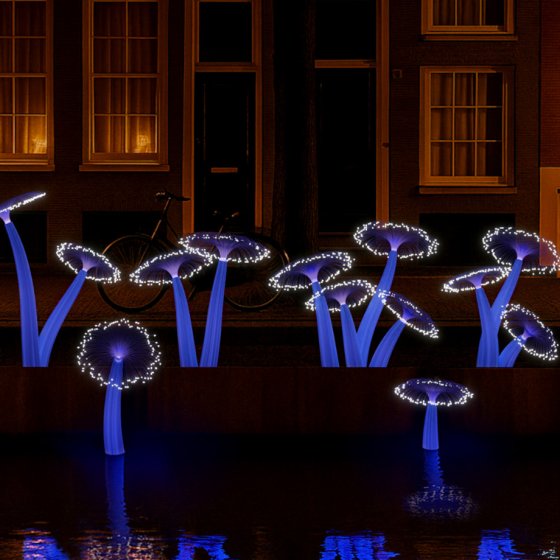 Amsterdam Light Festival Coral Luminance