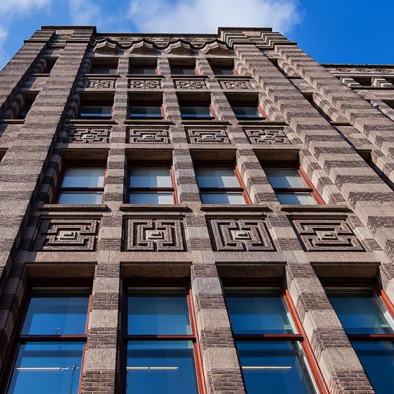 Building De Bazel (1926), houses City Archives of Amsterdam (Stadsarchief Amsterdam)