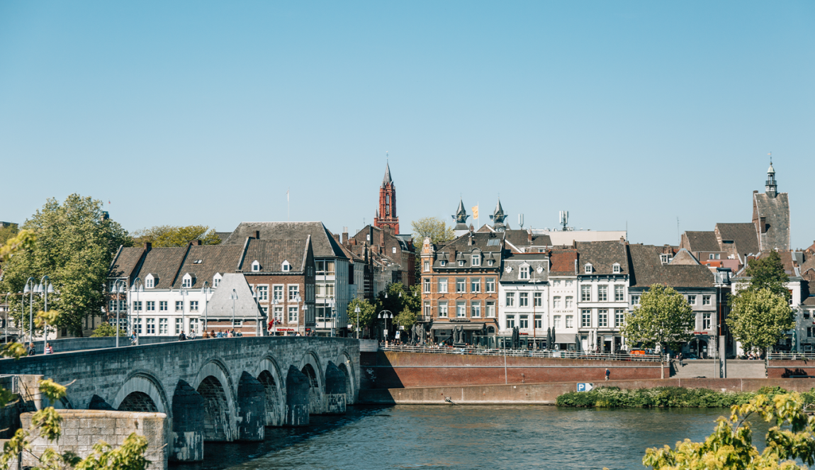 View of St. Servatius Bridge and the Meuse