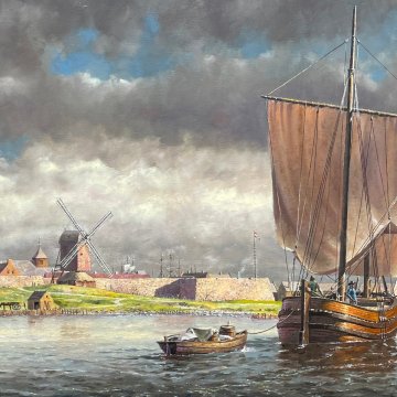 Fort Amsterdam, Manhattan circa 1658 by L.F Tantillo