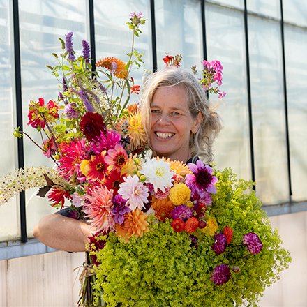 Flowerstyliste Dorien van den Berg