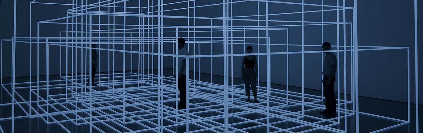 Antony Gormley BREATHING ROOM III, 2010 Aluminum tube 25 x 25 mm, Phosphor H15 and plastic spigots 482.6 x 1693 x 895.1 cm Museum Voorlinden, Wassenaar, Netherlands Installation view, White Cube, Mason's Yard, London, England Antony Gormley BREATHING ROOM III, 2010 Aluminum tube 25 x 25 mm, Phosphor H15 and plastic spigots 482.6 x 1693 x 895.1 cm Museum Voorlinden, Wassenaar, Netherlands Installation view, White Cube, Mason's Yard, London, England