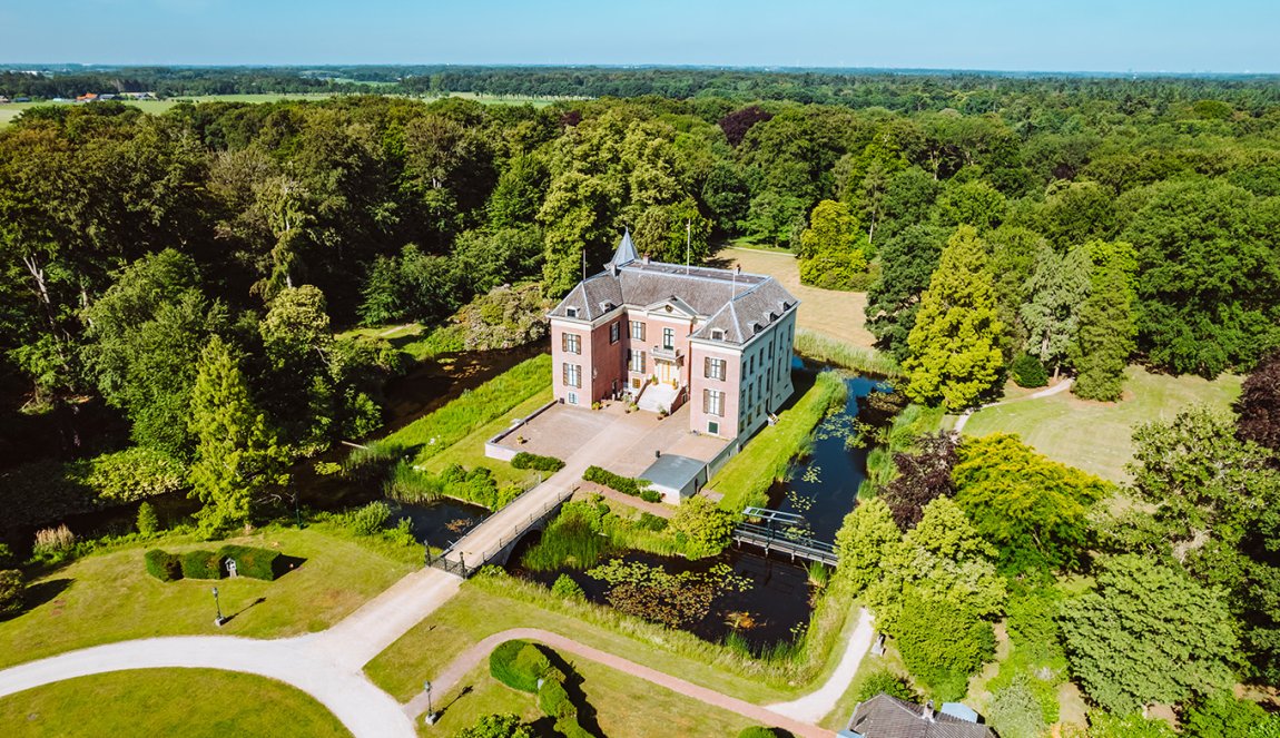 Huis Doorn drone view Huis Doorn drone view