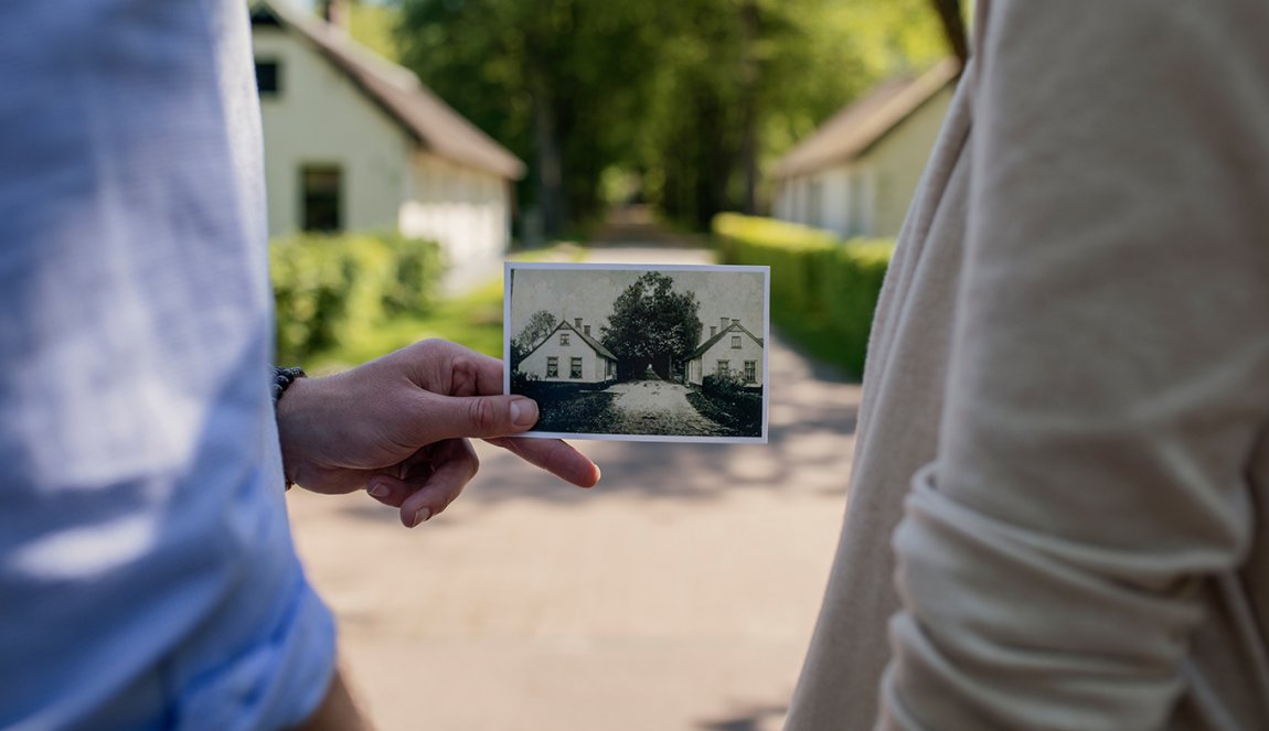 People holding a photo