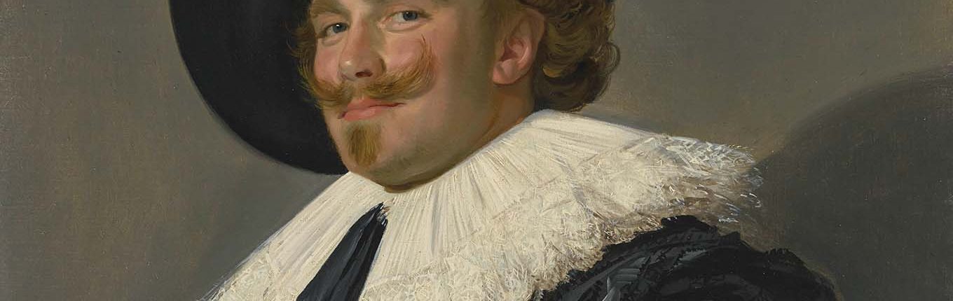Part of Frans Hals, The Laughing Cavalier, 1624