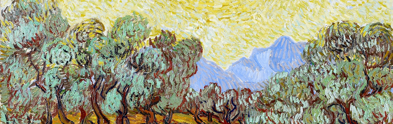 Olive Trees - painting by Van Gogh