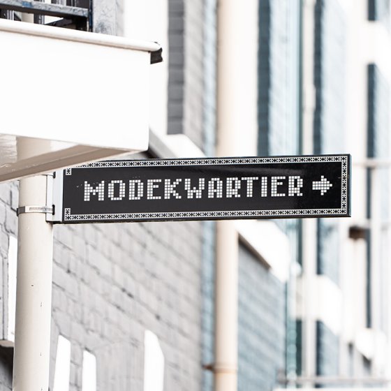 The Modekwartier district in Arnhem