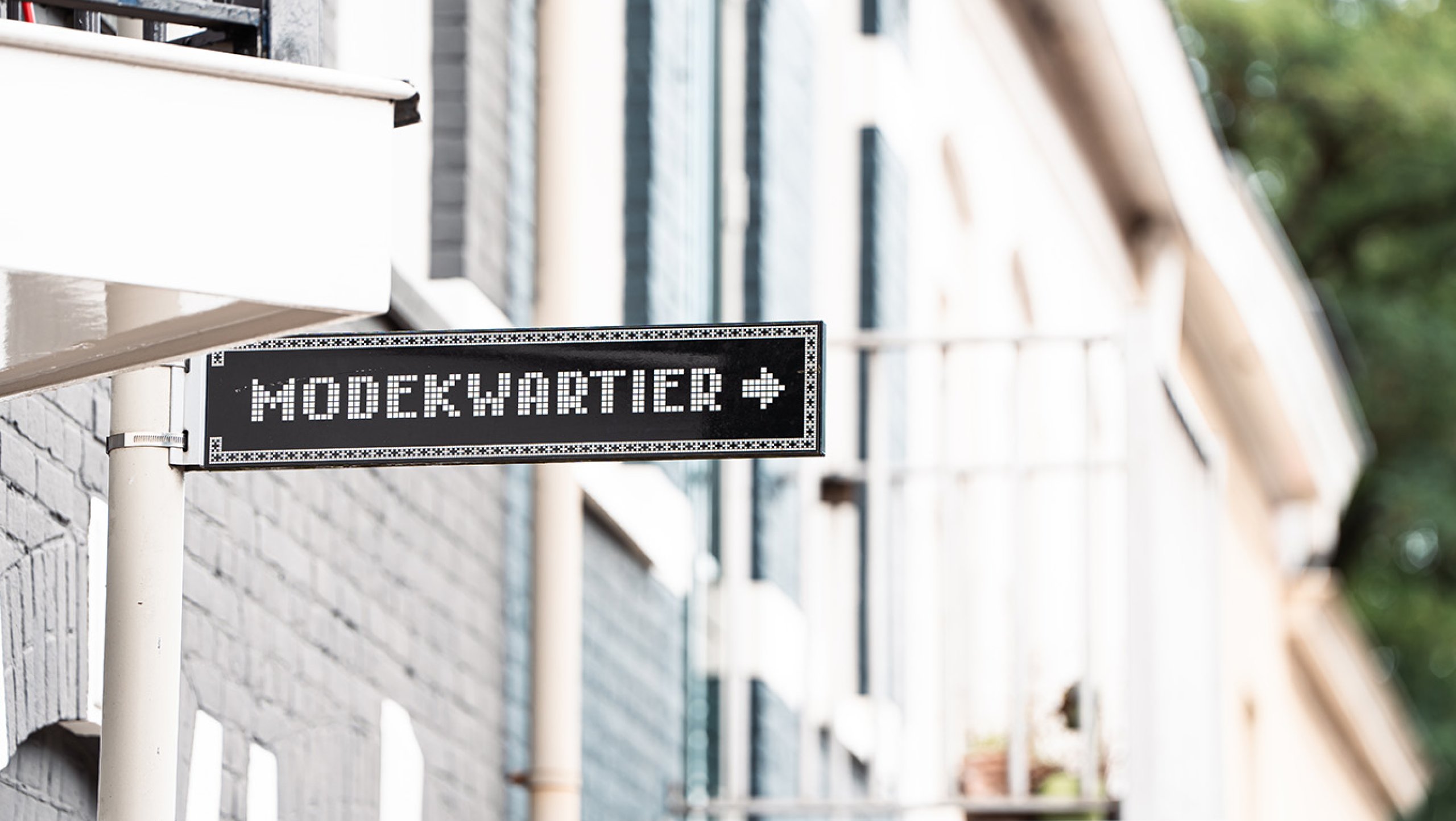 The Modekwartier district in Arnhem