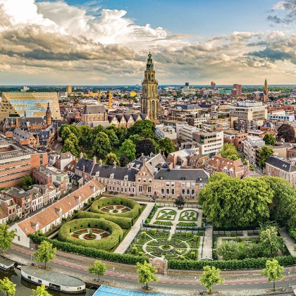 Prinsentuin, Groningen, from above