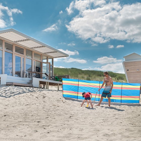 Sleeper cottages on Groede beach