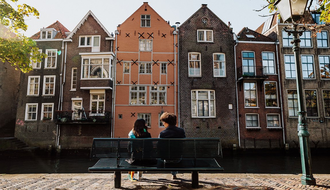 Canal houses Dordrecht Grotekersbuurt