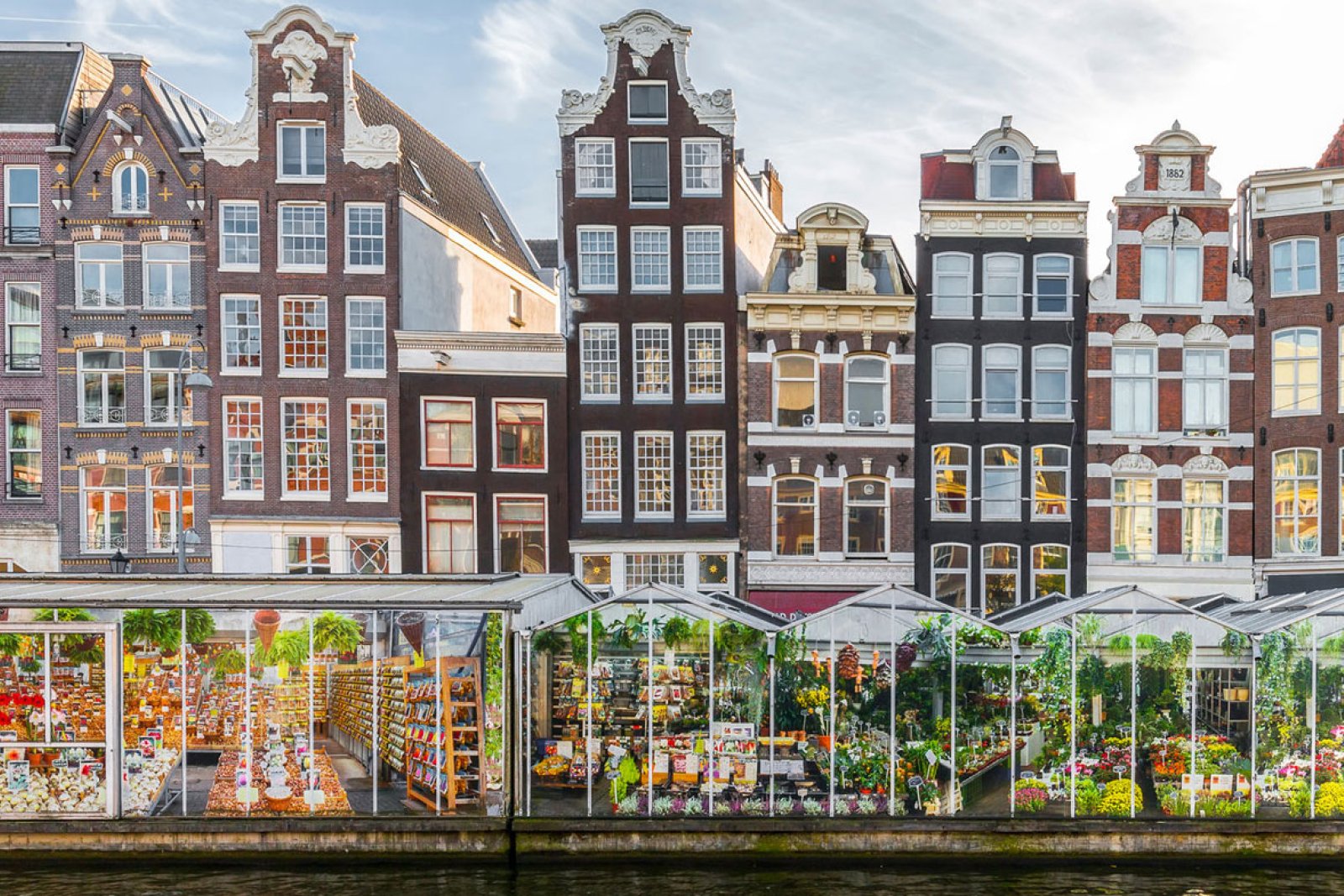 Bloemenmarkt aan de Singel Amsterdam