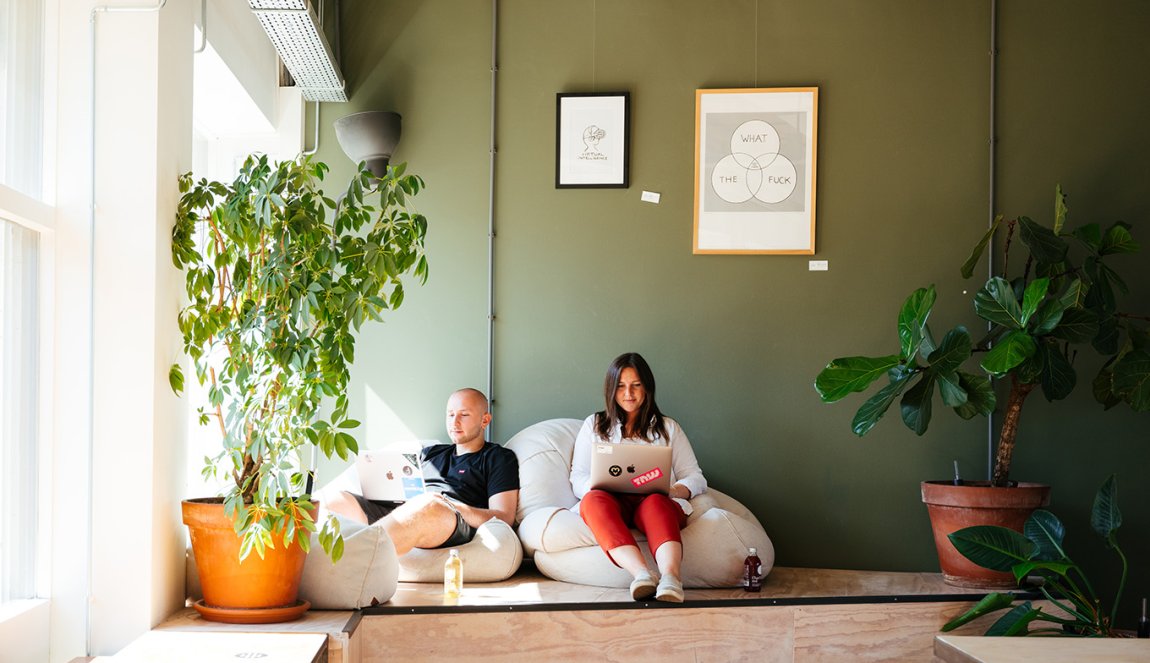 Portrait Myrthe van der Erve the Next Web Amsterdam creative workspace Portrait Myrthe van der Erve the Next Web Amsterdam creative workspace