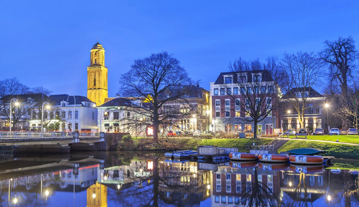 Zwolle church tower, called Peperbus