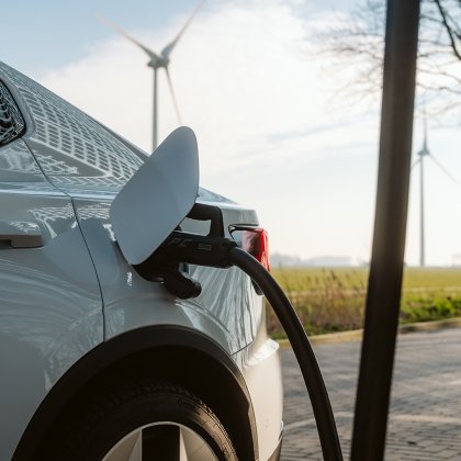 Charging electric cars at Fastned in the Netherlands