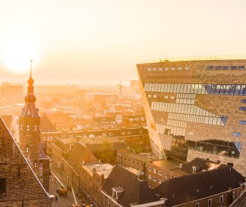 Groninger Forum and Martinitoren