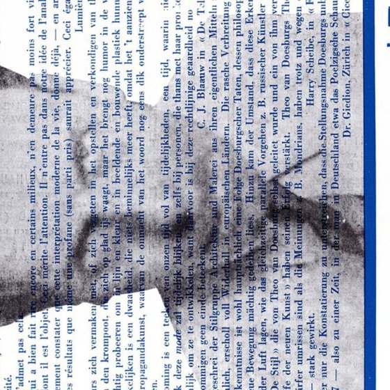 Front cover of the Tenth Anniversary issue of De Stijl.