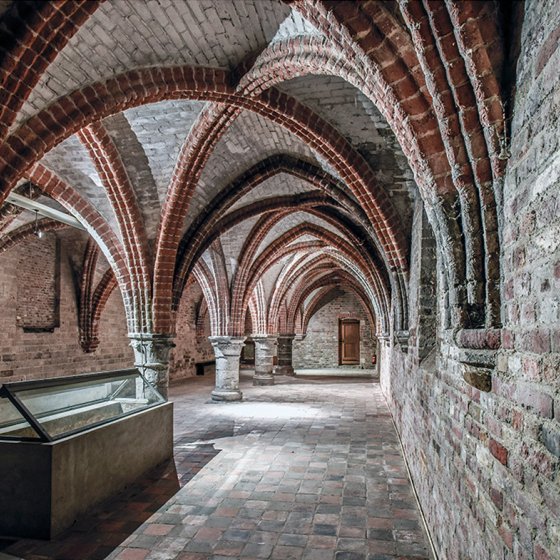 Crypts under Abbey complex Middelburg
