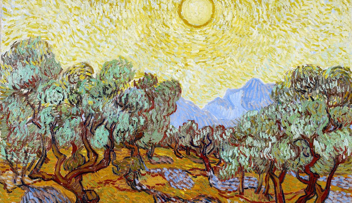 Olive Trees - painting by Van Gogh