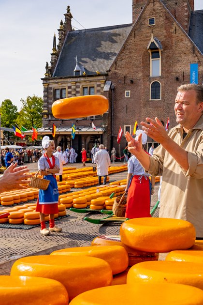 Cheese market in Alkmaar