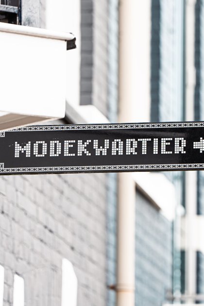 The Modekwartier district in Arnhem