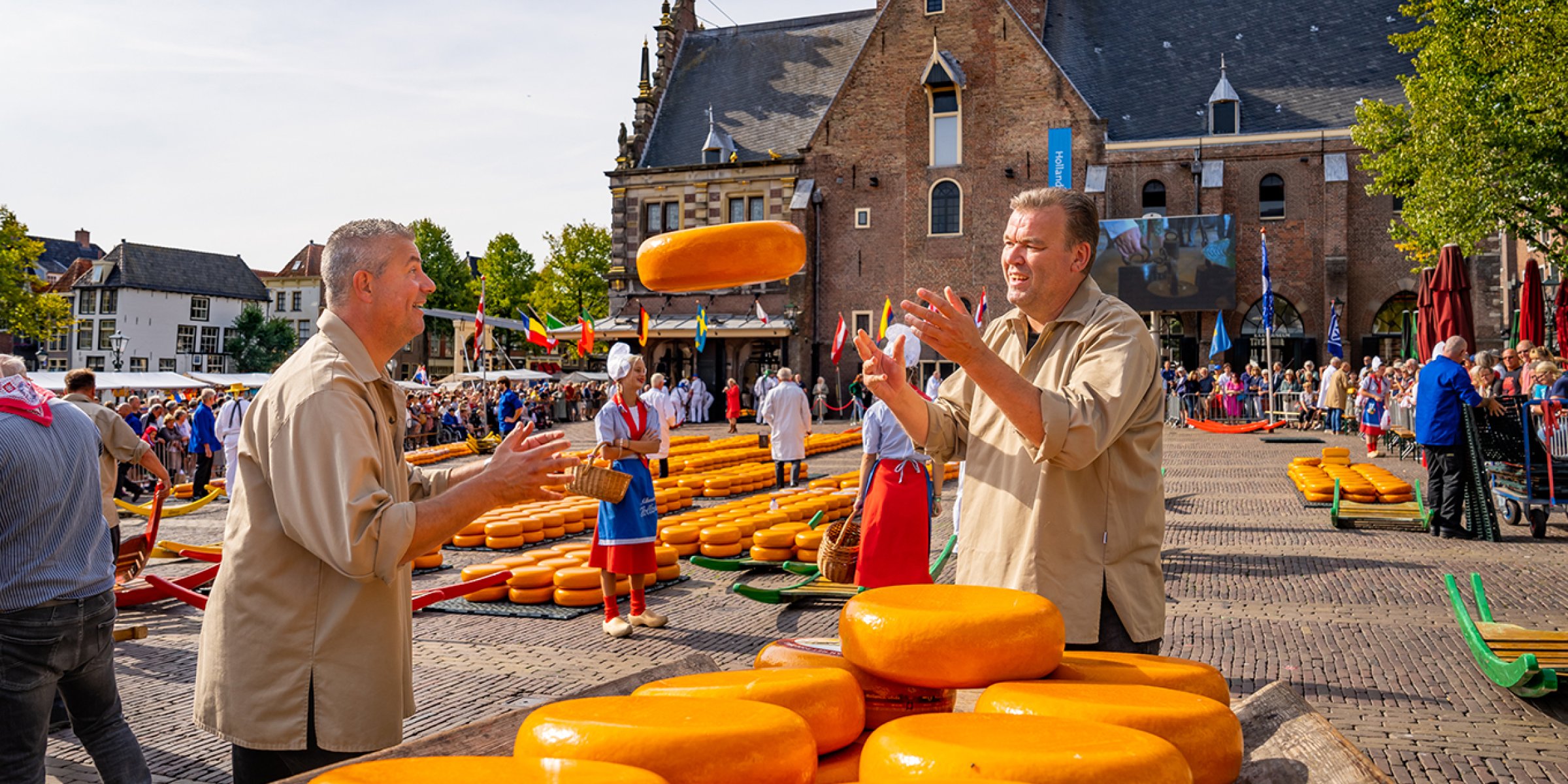 Cheese market in Alkmaar