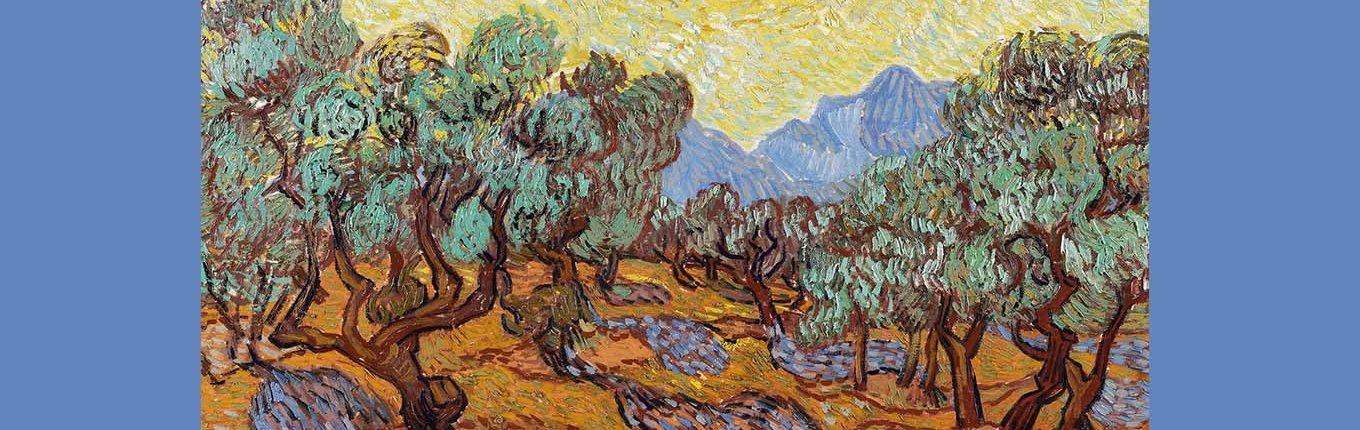 Vincent van Gogh, Olive Trees, November 1889, oil on canvas, Minneapolis Institute of Art. The William Hood Dunwoody Fund, 51.7. Vincent van Gogh, Olive Trees, November 1889, oil on canvas, Minneapolis Institute of Art. The William Hood Dunwoody Fund, 51.7.