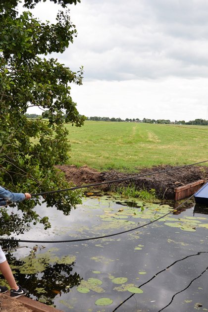 Benschop children on the Klompenpad