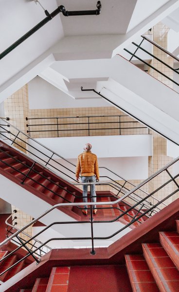 Stairwell Van Nelle Factory Rotterdam