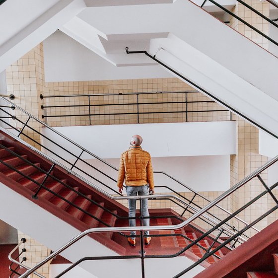 Stairwell Van Nelle Factory Rotterdam