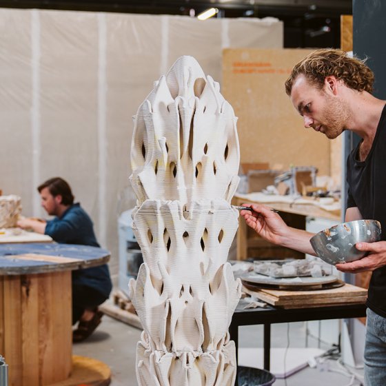 Max Latour of Urban Reef at work