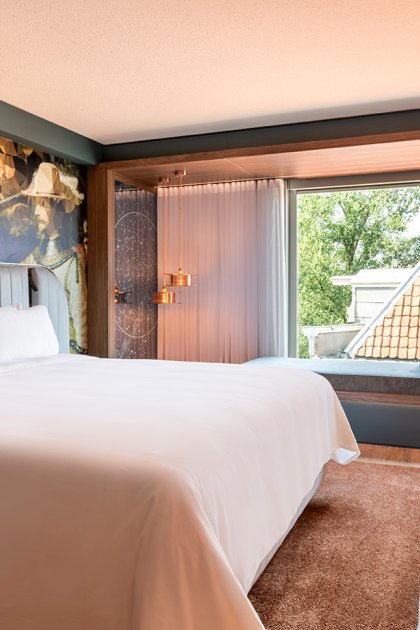 One of the hotel room options