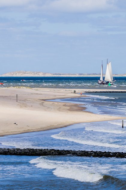 Seaside on Vlieland island