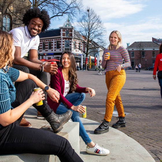 Local people on the streets of Enschede