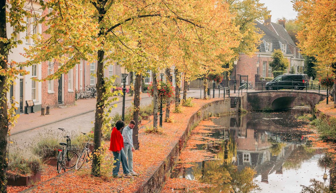 Cycling in the Utrecht region in autumn