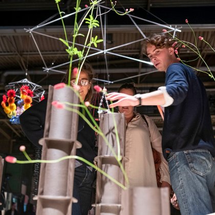 Olivier van der Mark with his Melting Ceramics Project 
