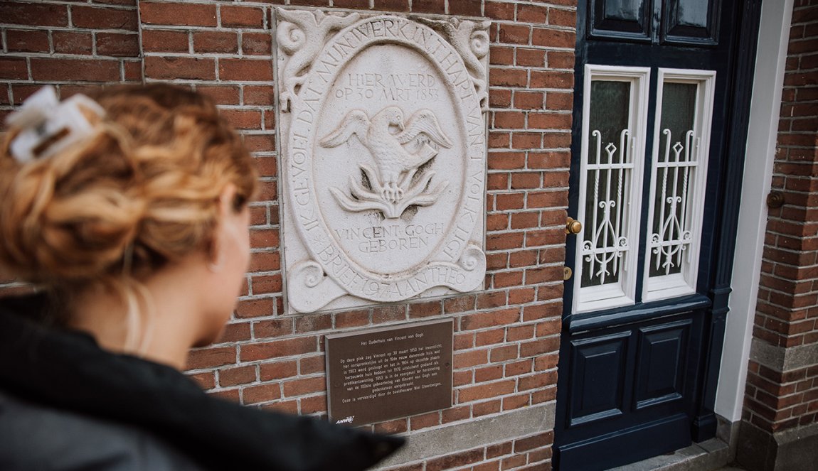 Van Gogh Brabant plaque birthplace Vincent van Gogh
