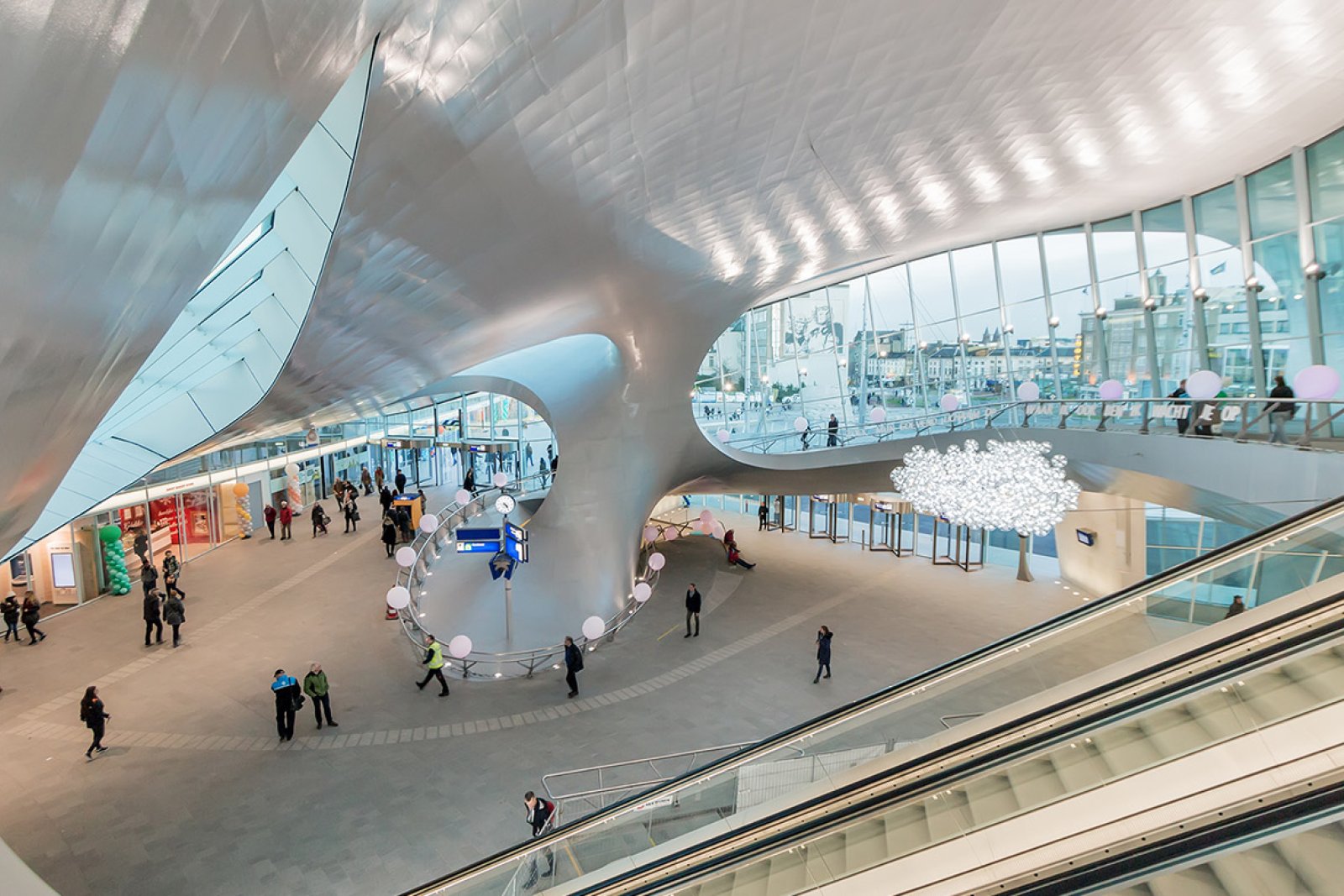 Inside of train station Arnhem