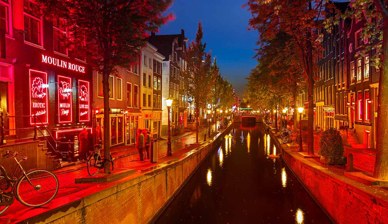 The Red Light District in Amsterdam Holland.com