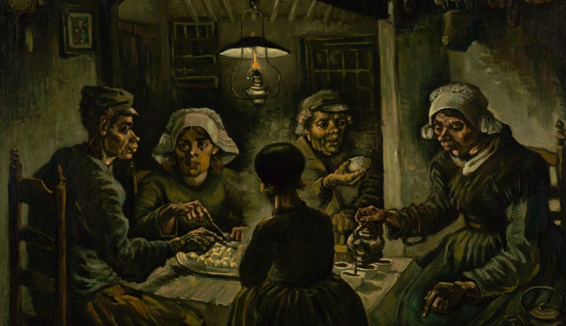 Vincent van Gogh, ‘de Aardappeleters’ 1885 Vincent van Gogh, ‘de Aardappeleters’ 1885