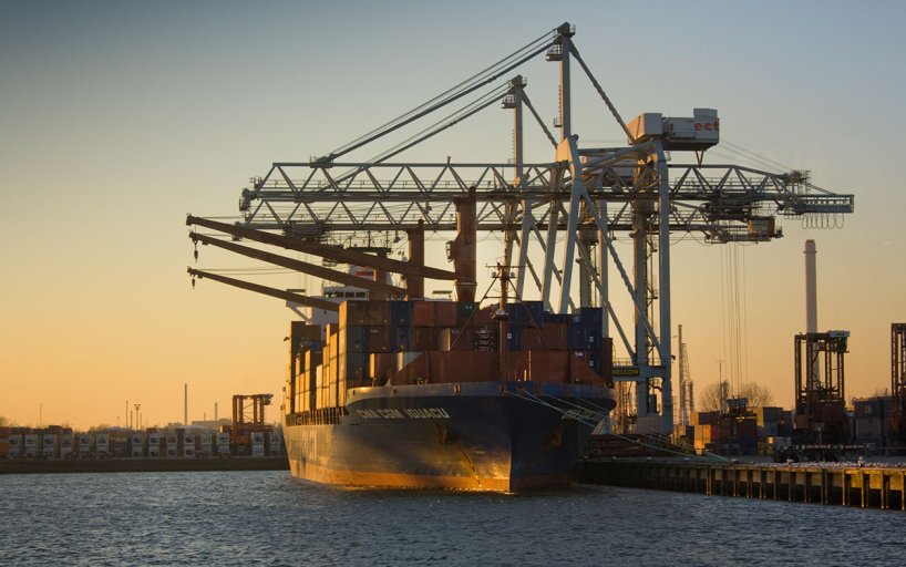 Containerschip Port of Rotterdam