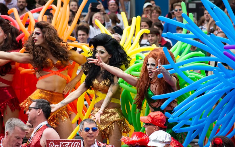 Gay Pride Canal Parade in Amsterdam, the biggest pride events in the world © Photos by D via Shutterstock