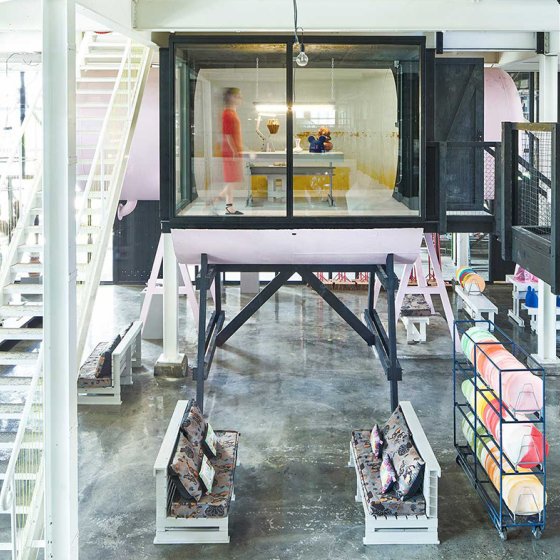 Social label shop with socially sustainable design collection initiative by Petra Janssen/studio Boot & Simone Kramer-Janssen/C-mone