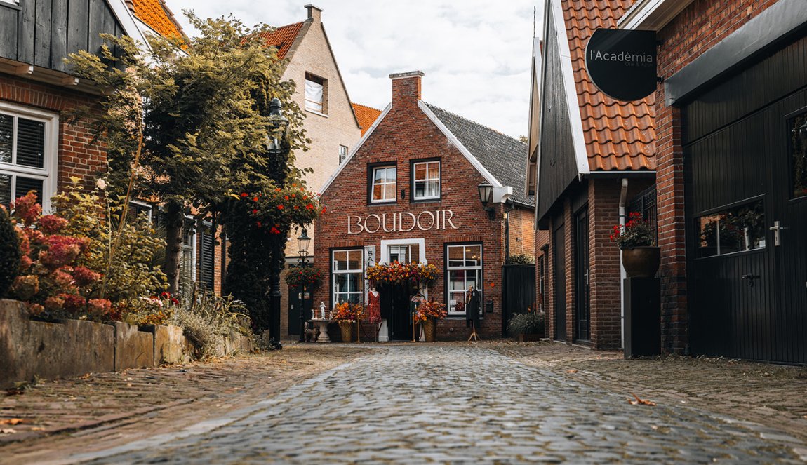 Atmospheric street in Ootmarsum Twente